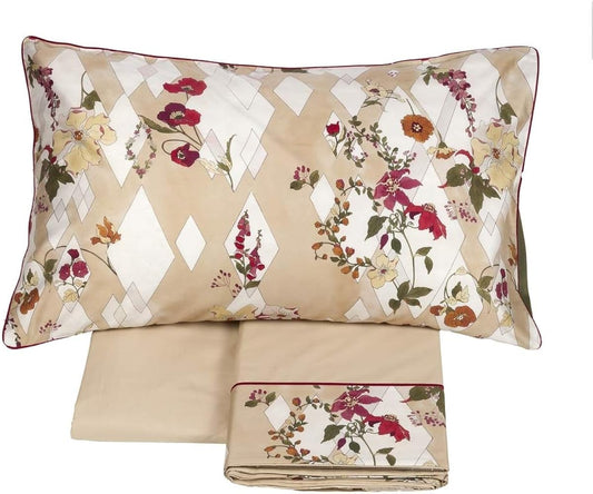 Completo Lenzuola Matrimoniale Fazzini "Freedom" in Raso e Percalle