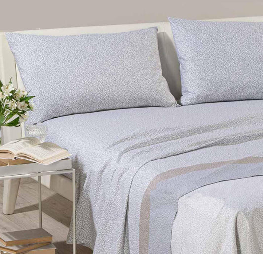 Completo Lenzuolo Avana Caleffi – Eleganza romantica e qualità firmata Caleffi