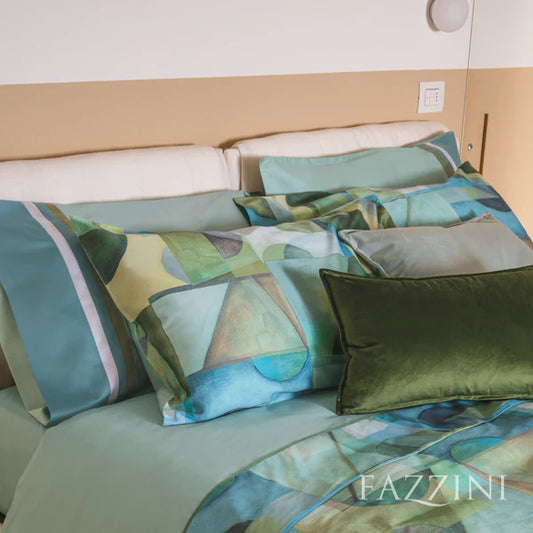 Paracas – Completo Lenzuola in Percalle di Cotone a Fantasia Elegante Fazzini