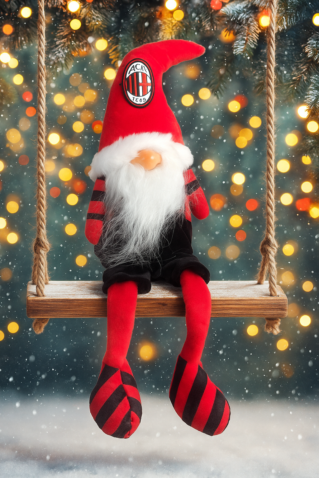 Gnomo Natalizio AC Milan – Altezza 41 cm