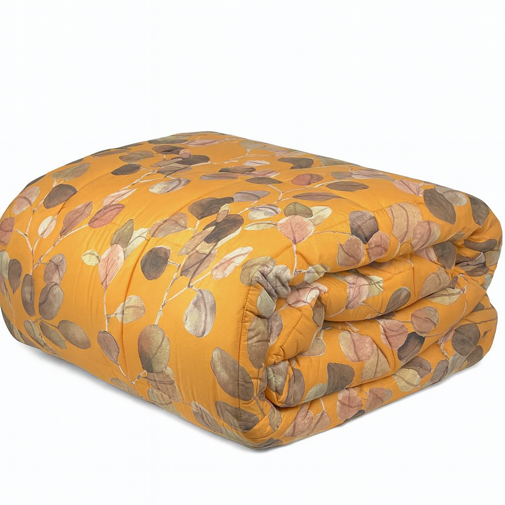 Trapunta Matrimoniale FAZZINI Sabi Sabi – Percalle di Cotone – Stampa Digitale – Made in Italy