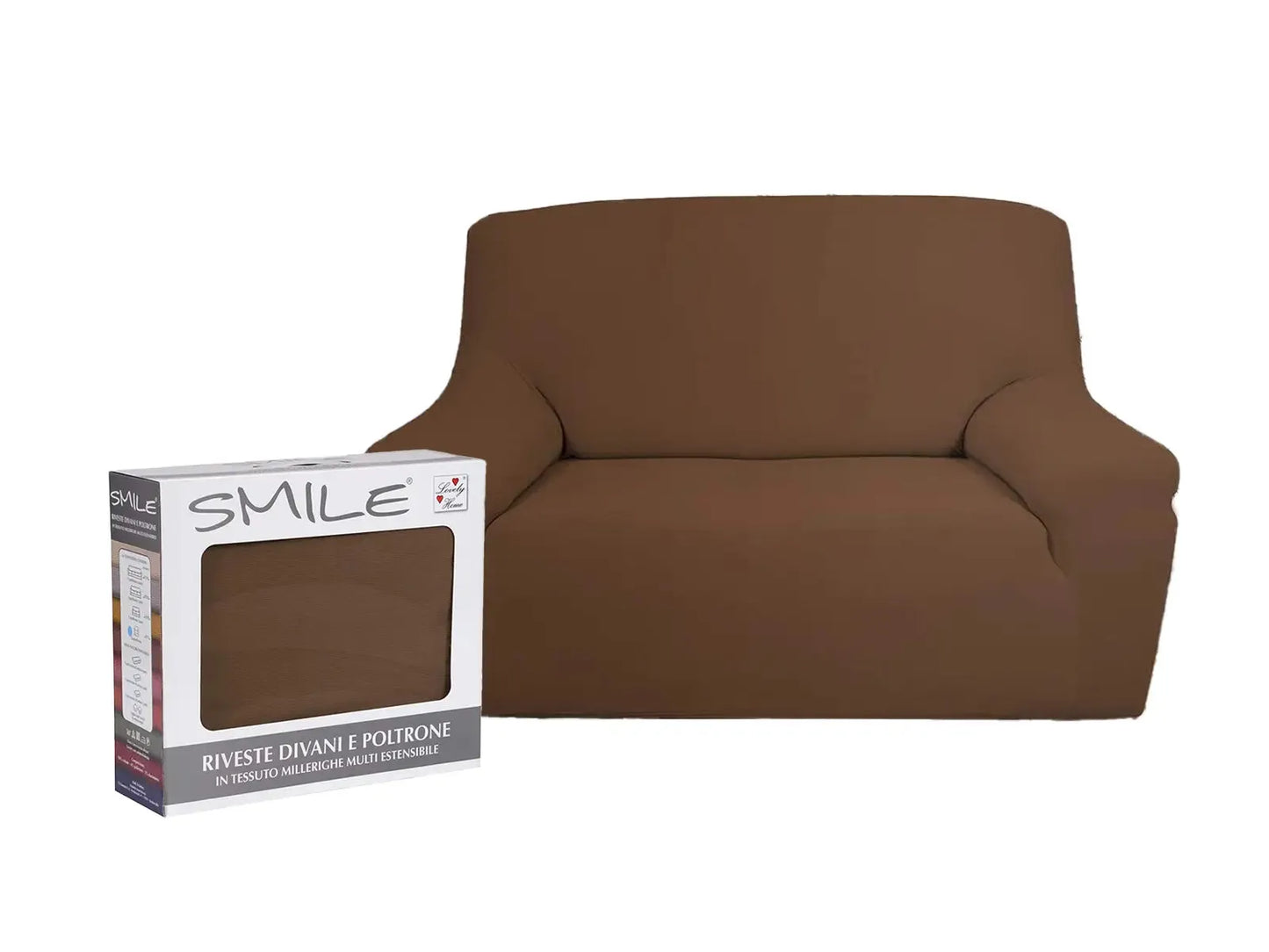 Copripoltrona e Copridivano Smile – Elasticizzato, Colorato, Made in Italy