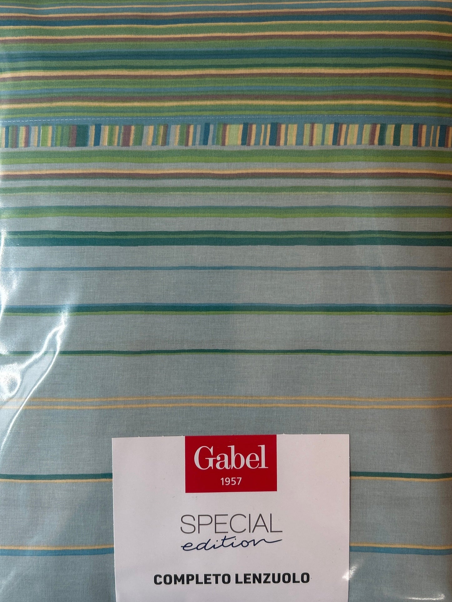 Completo lenzuolo Celeste dis. 24656 Gabel
