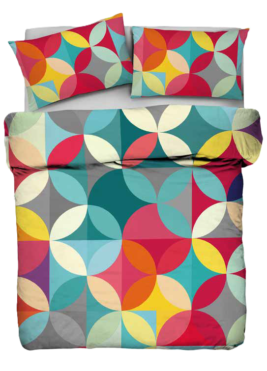 Mosaik - Parure Copripiumino Digital - Tessitura Zambaiti