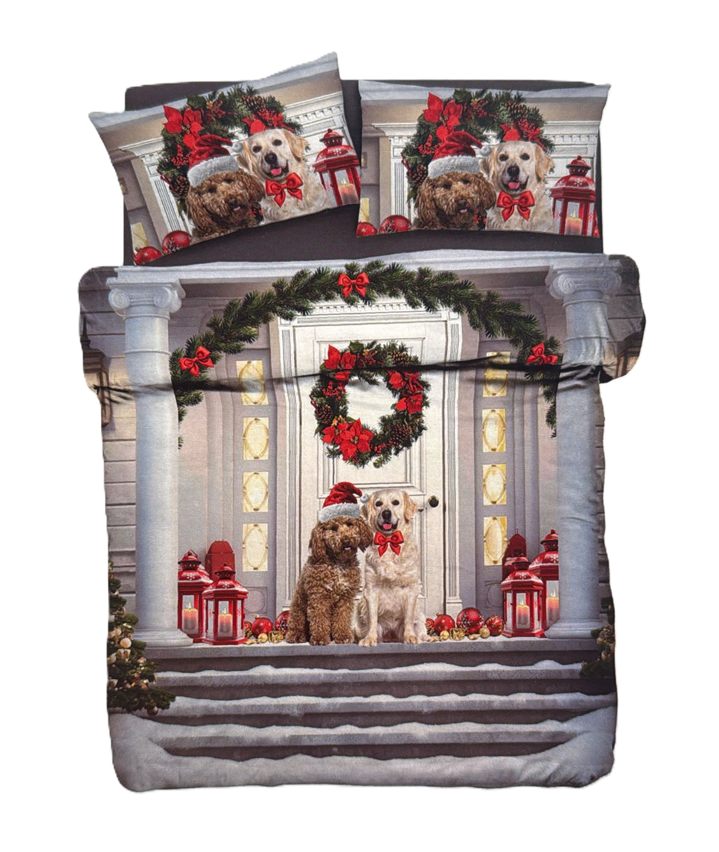 Porticate - Parure Copripiumino Digital - Tessitura Zambaiti