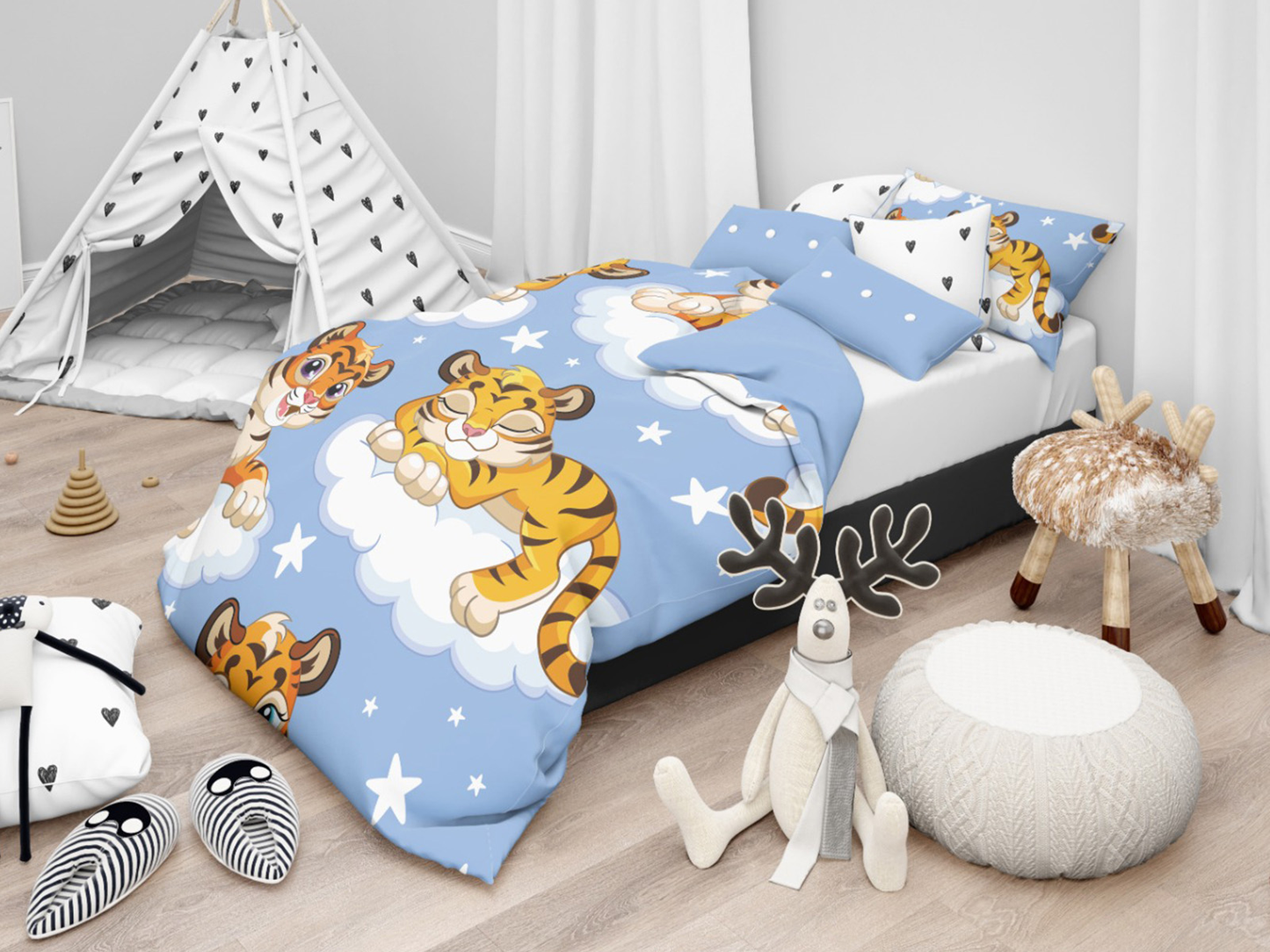 Tigrotti - Parure Copripiumino per Lettino - Baby Dream - Daunex