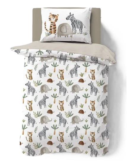 Zebre - Parure Copripiumino per Lettino - Baby Dream - Daunex