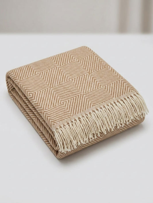 Coperta Atena in 100% Lana Vergine - 210x250 cm - Marzotto Home