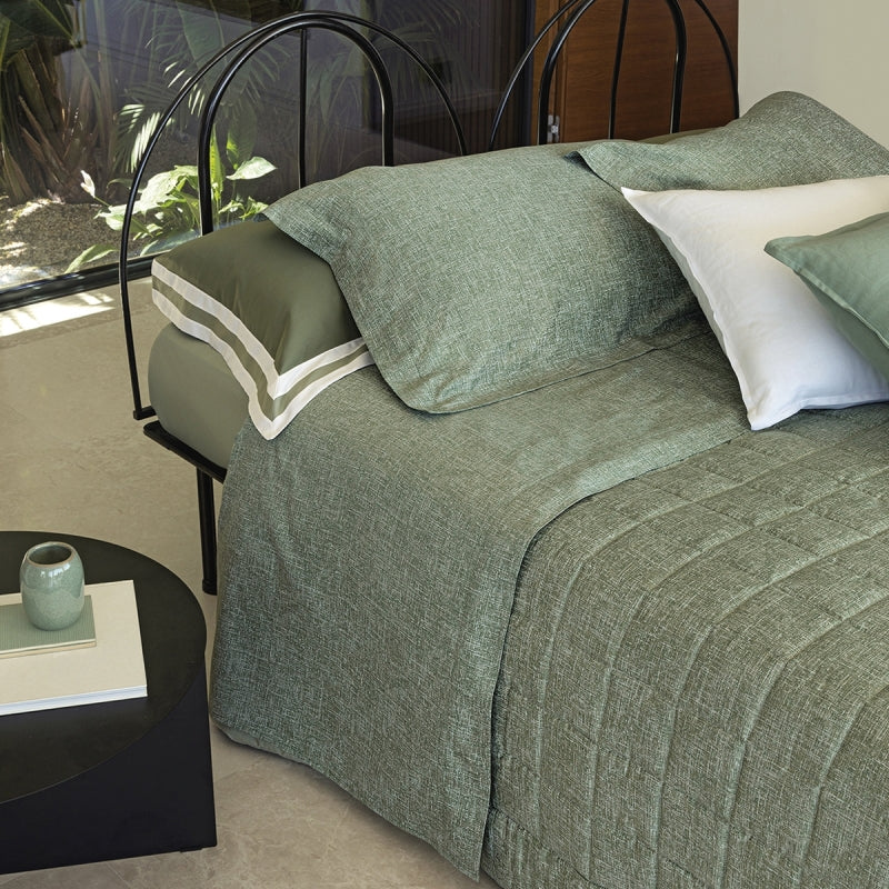 Baco – Completo Lenzuola Matrimoniale in Raso di Cotone 300TC by Fazzini