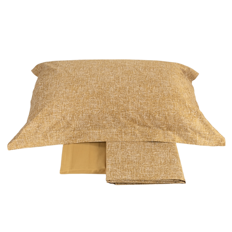 Baco – Completo Lenzuola Matrimoniale in Raso di Cotone 300TC by Fazzini