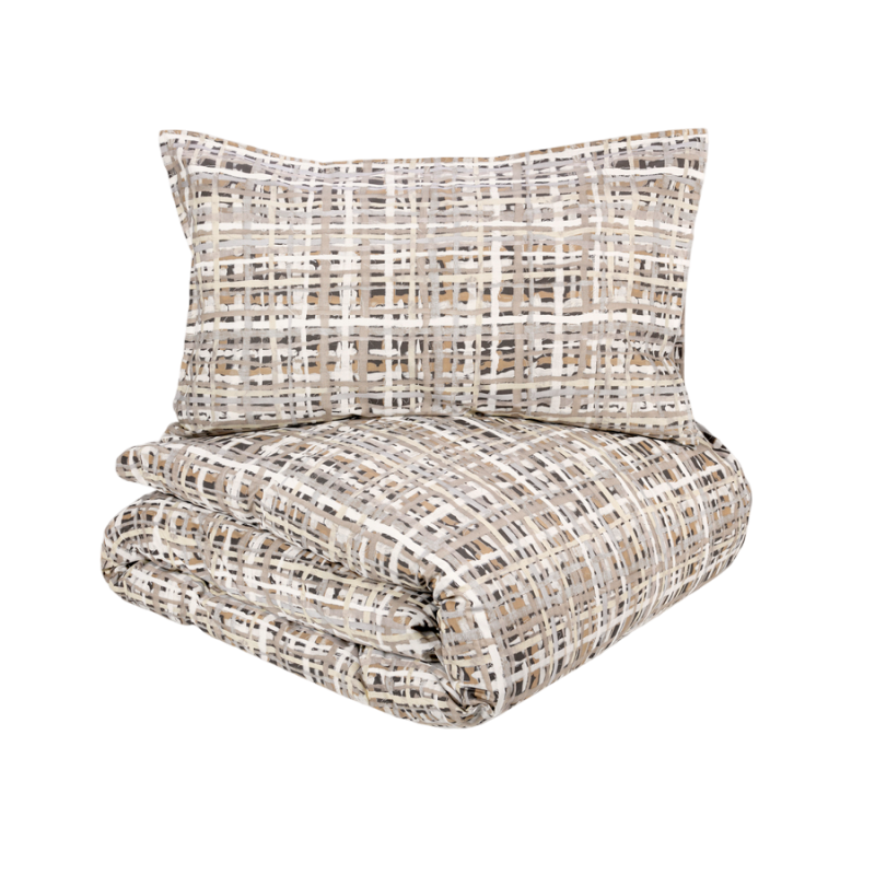 Parure Copripiumino COCO – 100% Cotone – Design Moderno – Made in Italy