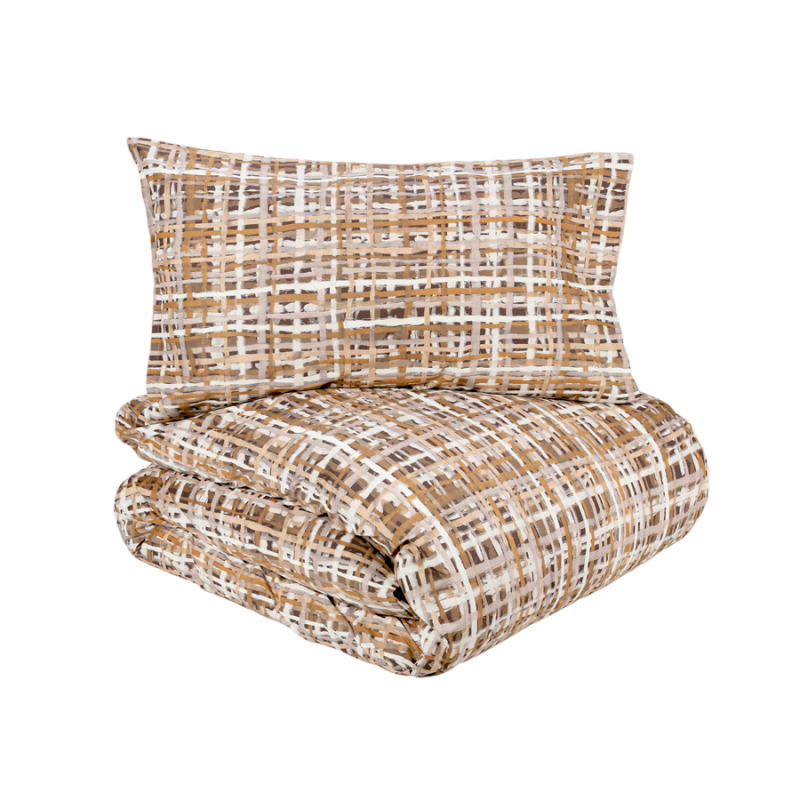 Parure Copripiumino COCO – 100% Cotone – Design Moderno – Made in Italy
