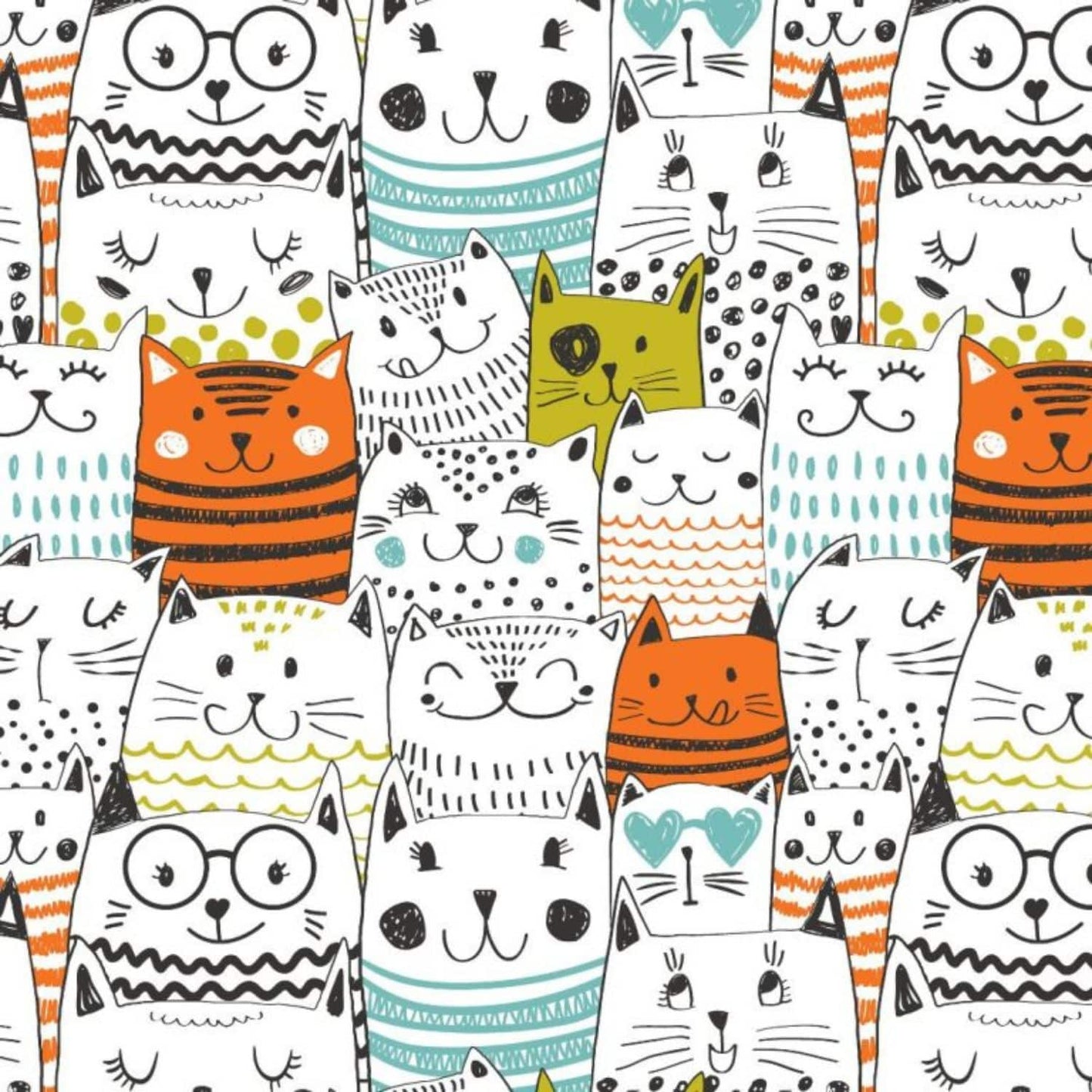 Completo lenzuola con gatti – Stile e comfort per i tuoi sogni