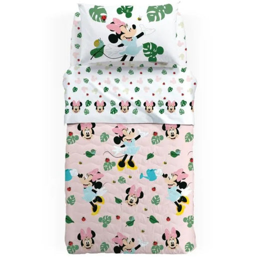 Copriletto Singolo Trapuntato Caleffi "Minnie Garden"