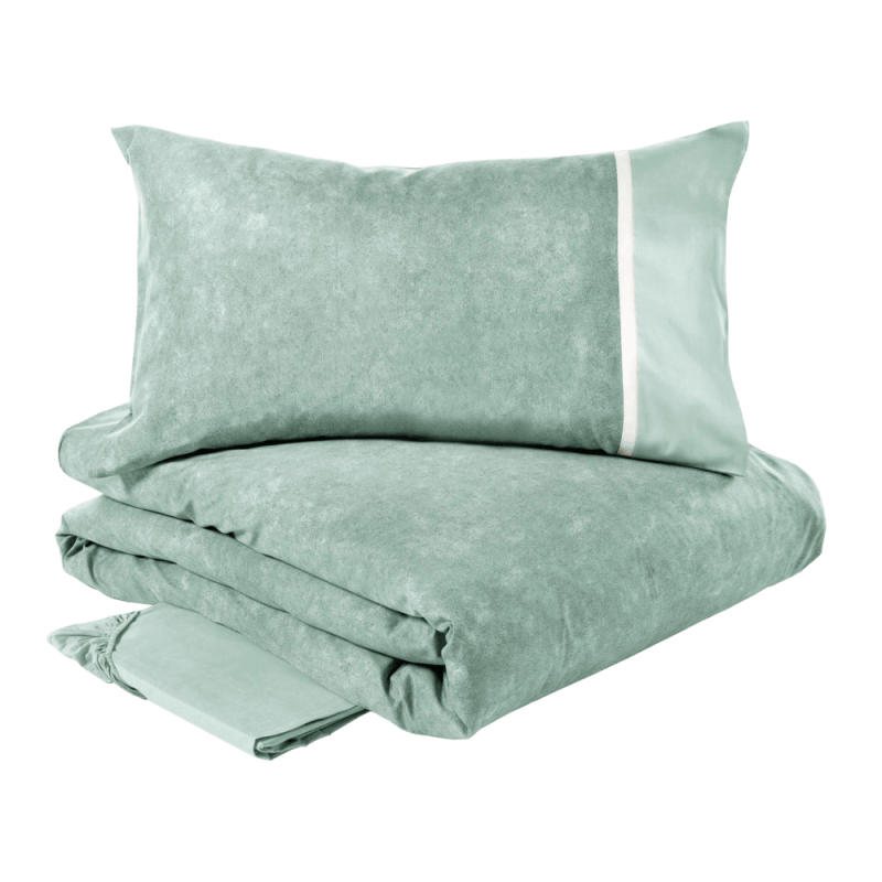 Galuchat - Completo Copripiumino Matrimoniale – 100% Cotone – Made in Italy Fazzini