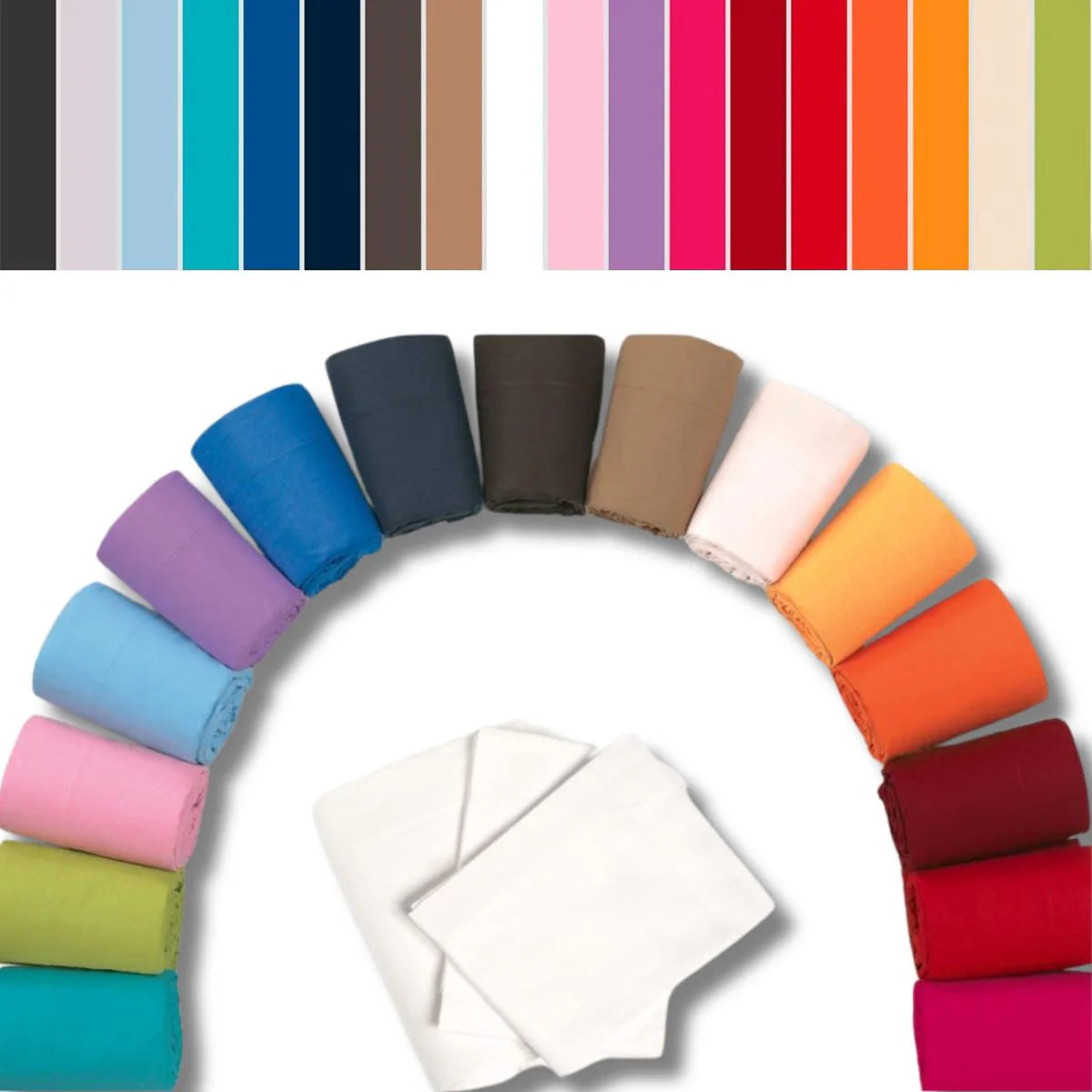 Lenzuolo Sotto - Tinta Unita - Happidea