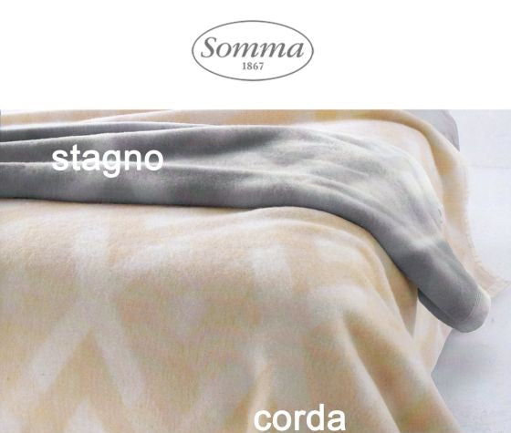 Grace – Coperta Matrimoniale in Puro Lana Somma 1867 | Pregio e Tradizione Italiana