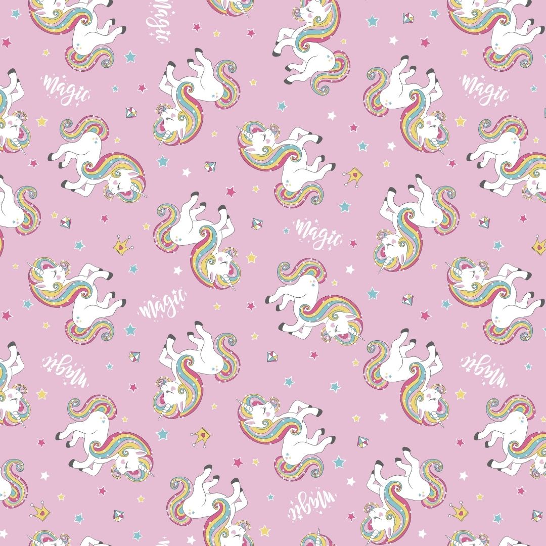 Completo Lenzuola "Unicorno" Linea Quadrifoglio - Gipetex Natural Dream