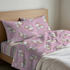 Completo Lenzuola "Unicorno" Linea Quadrifoglio - Gipetex Natural Dream