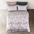 Completo Lenzuola Cogal "DayDream" - 100% Cotone Madapolam - Federe con Volant - Effetto Copriletto