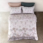 Completo Lenzuola Cogal "DayDream" - 100% Cotone Madapolam - Federe con Volant - Effetto Copriletto