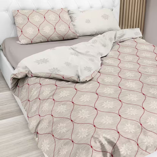 Copripiumino Daunex Charmant Tortora – Eleganza Sobria e Comfort Made in Italy