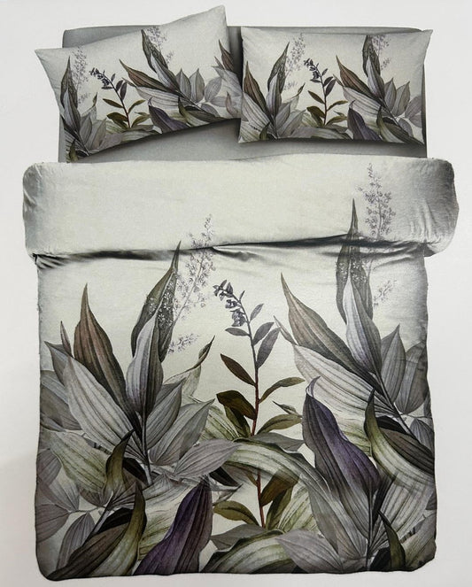 Parure Copripiumino Matrimoniale in Cotone con Stampa Digitale – 2 Piazze FLORES