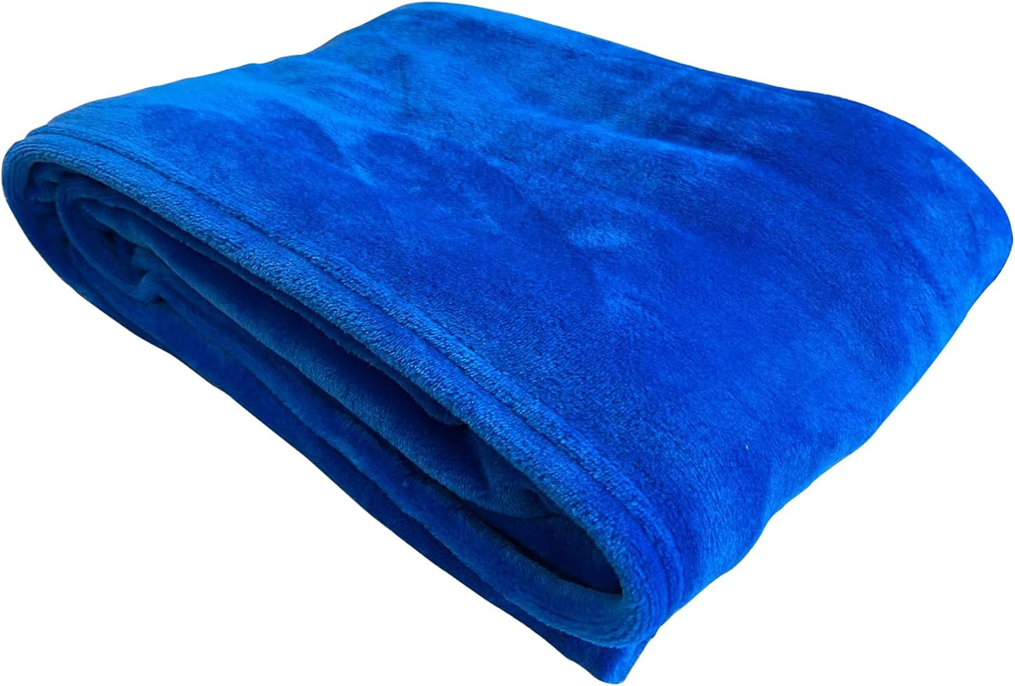 Plaid Inter Ufficiale – Coral Morbido Tinta Unita con Logo, Nero Azzurro