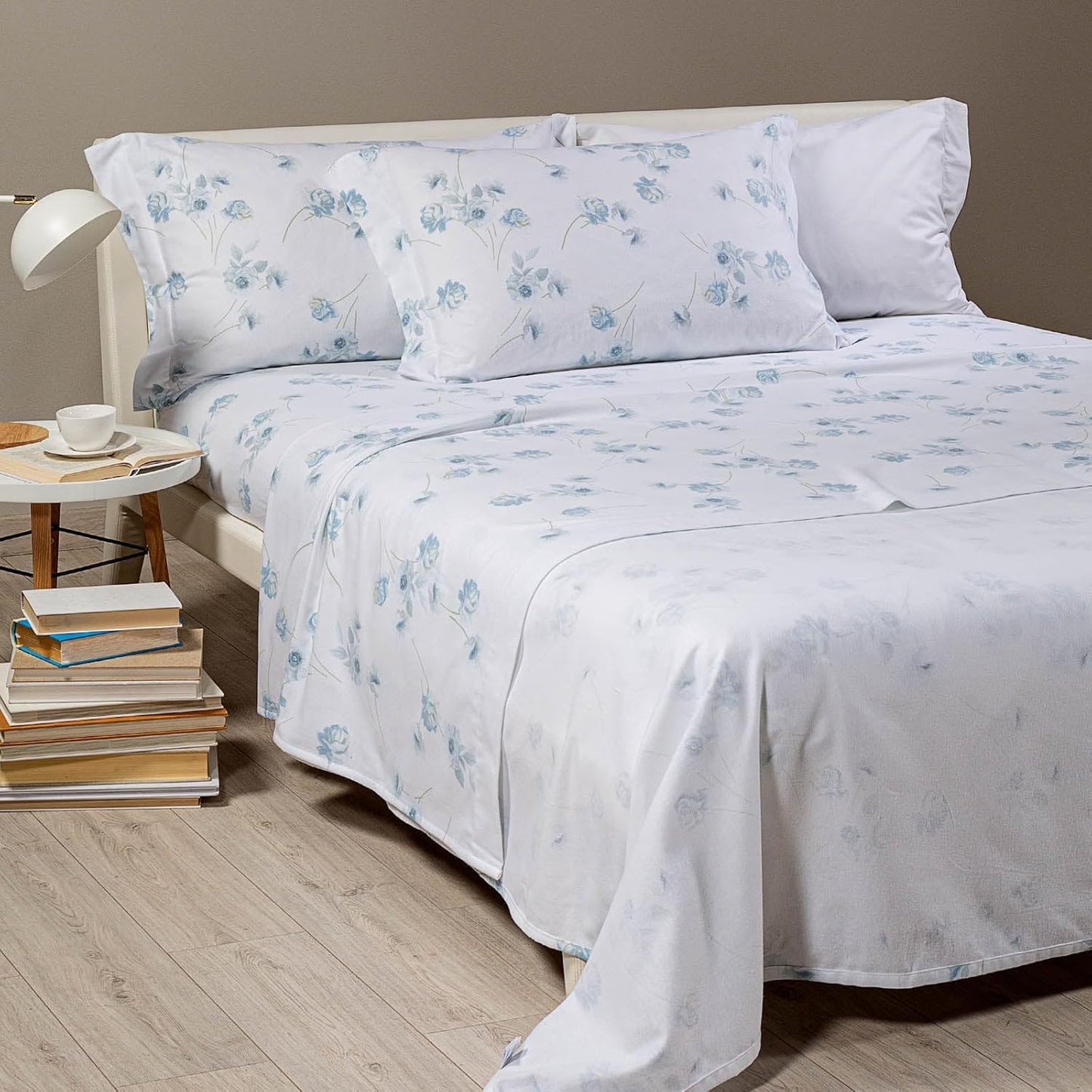Completo Lenzuola in Flanella Flory by Caleffi – Calore e Stile Romantico