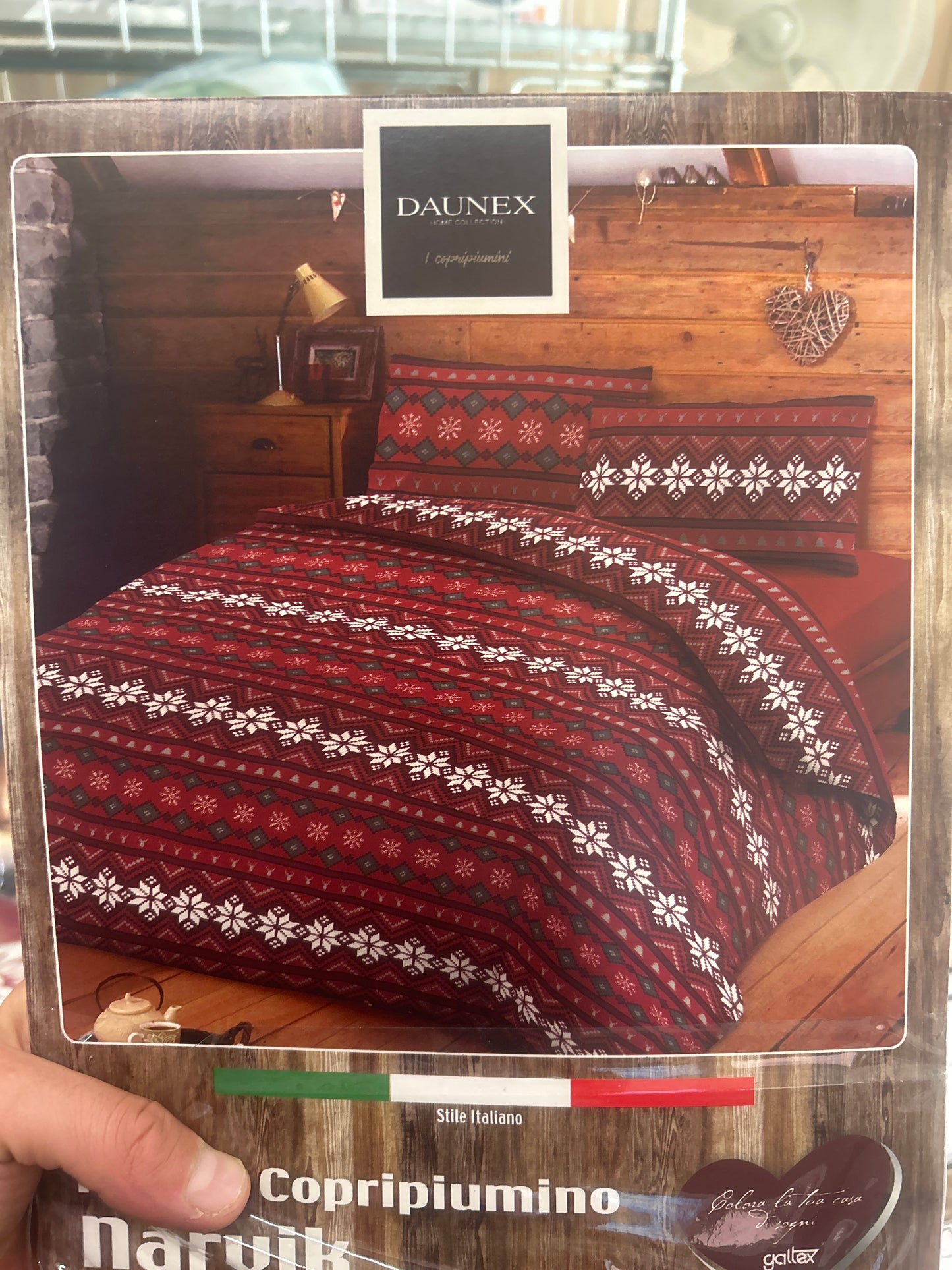 Parure Copripiumino Daunex Narvik – 100% Puro Cotone, Design Moderno e Accogliente