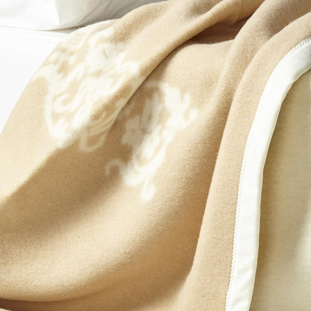 Coperta LANEROSSI Provenzale in 100% Lana Vergine - Puro Calore