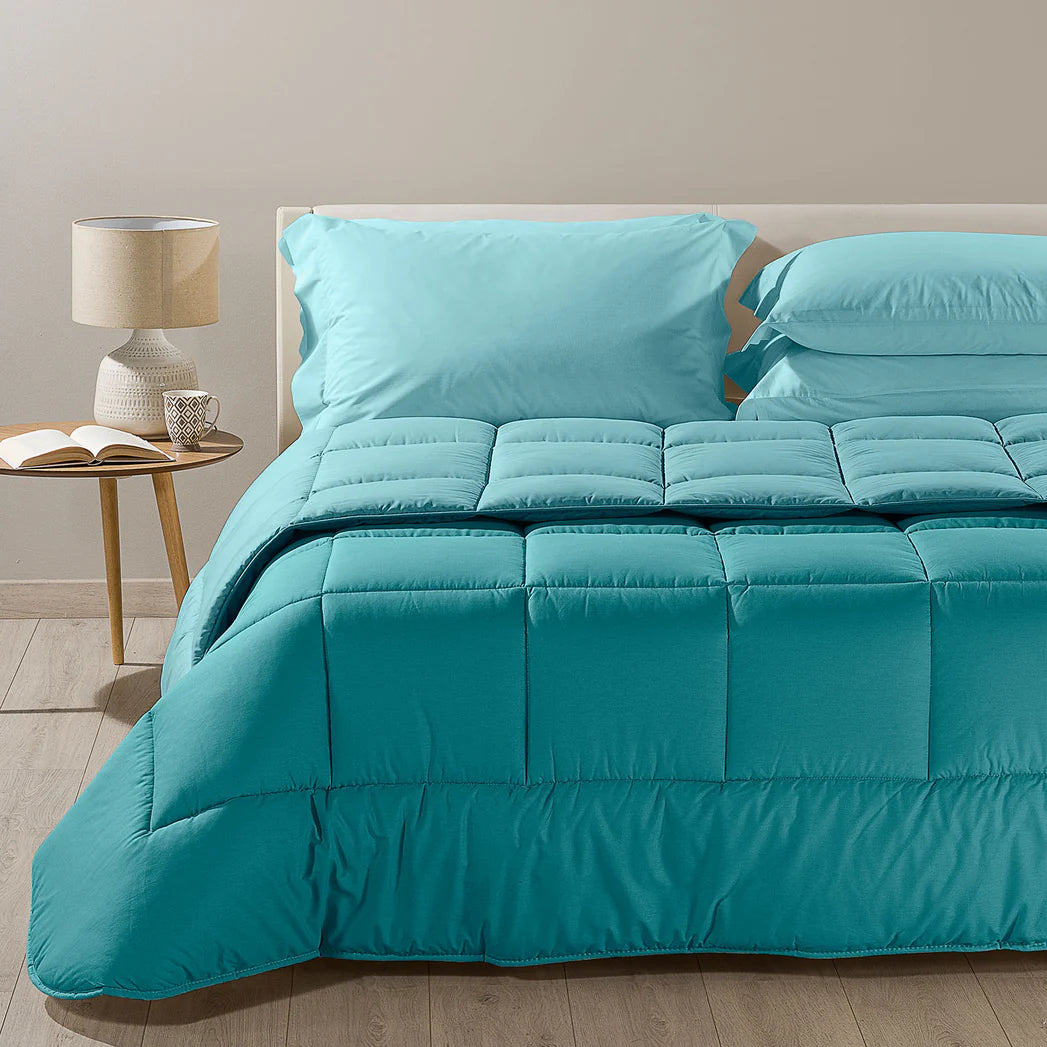 Trapunta In Cotone Bicolor Caleffi