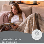 Plaid Riscaldante IMETEC Caldoplaid Elegance – Morbidezza e calore con stile