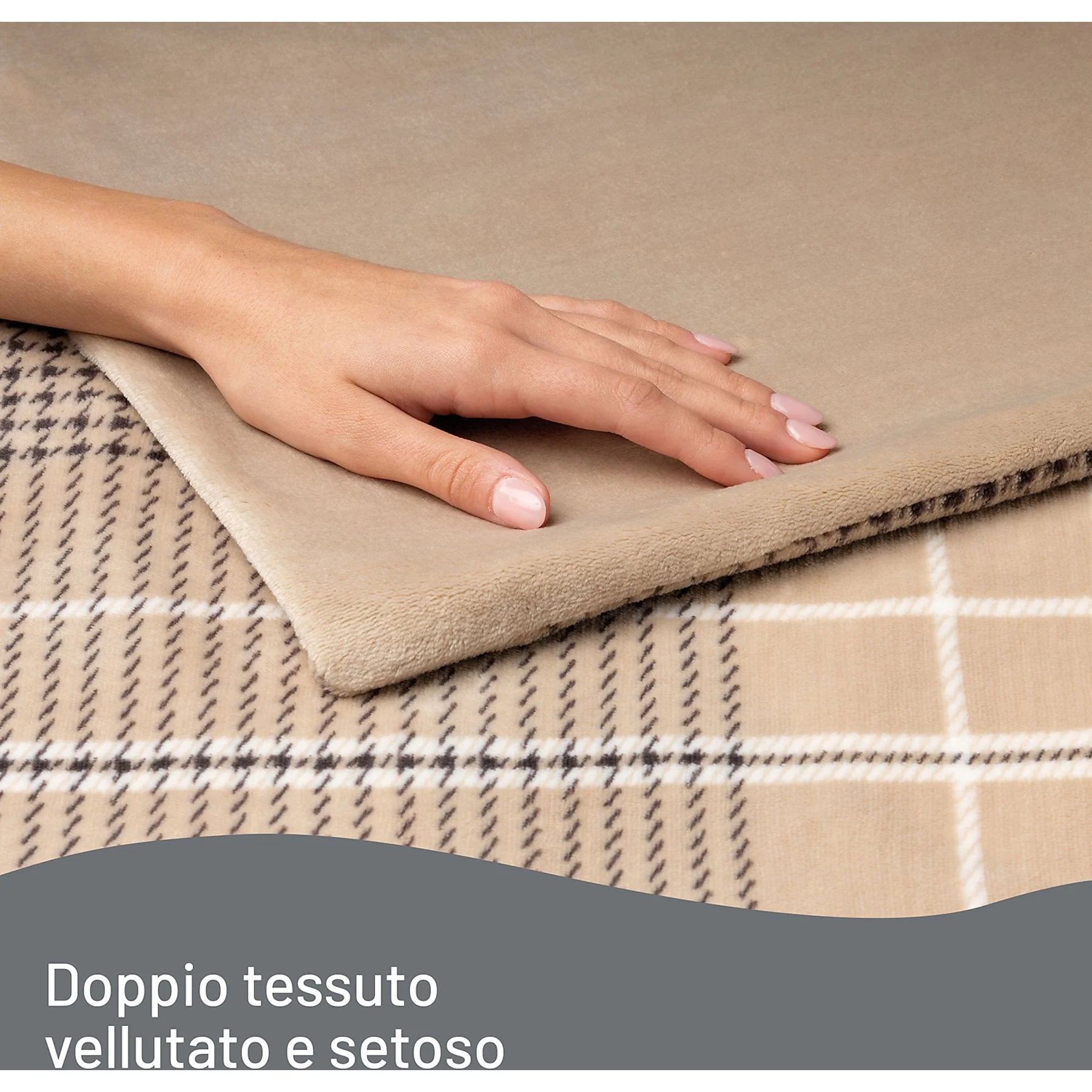Plaid Riscaldante IMETEC Caldoplaid Elegance – Morbidezza e calore con stile