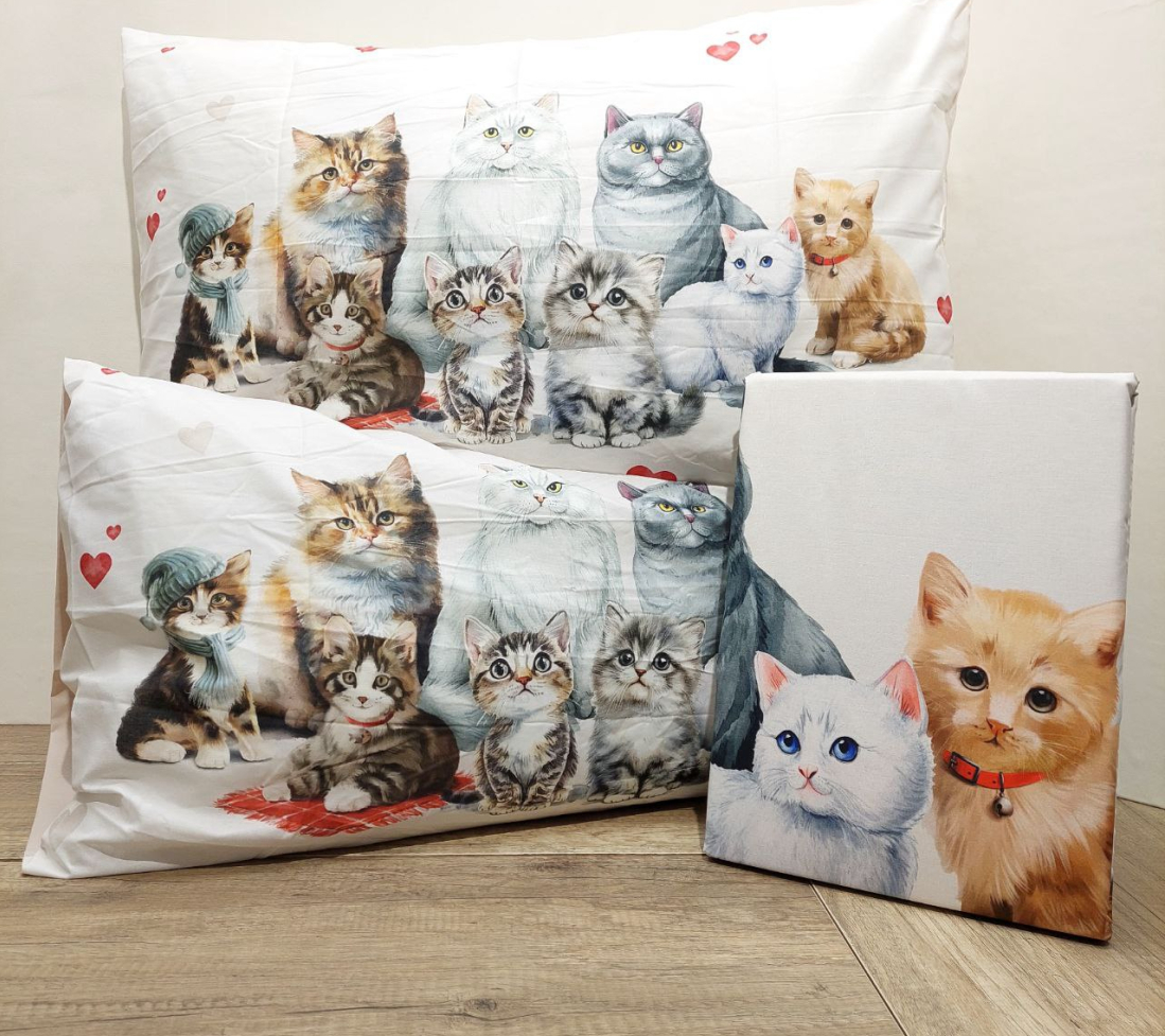 Amici - Parure Copripiumino Infinity in Stampa Digitale - Daunex