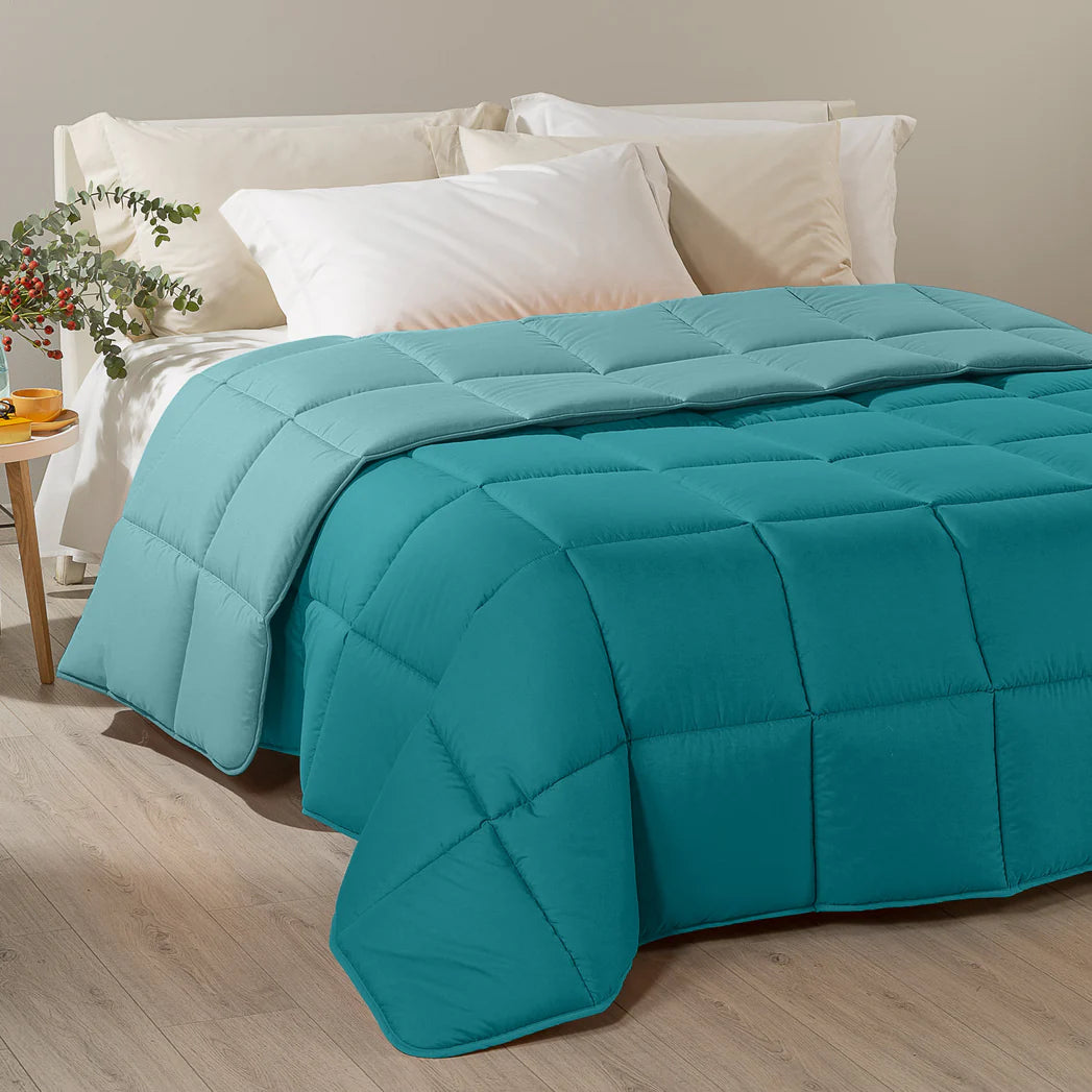 Trapunta In Cotone Bicolor Caleffi