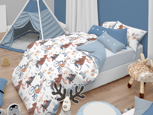 Animali - Parure Copripiumino per Lettino - Baby Dream - Daunex