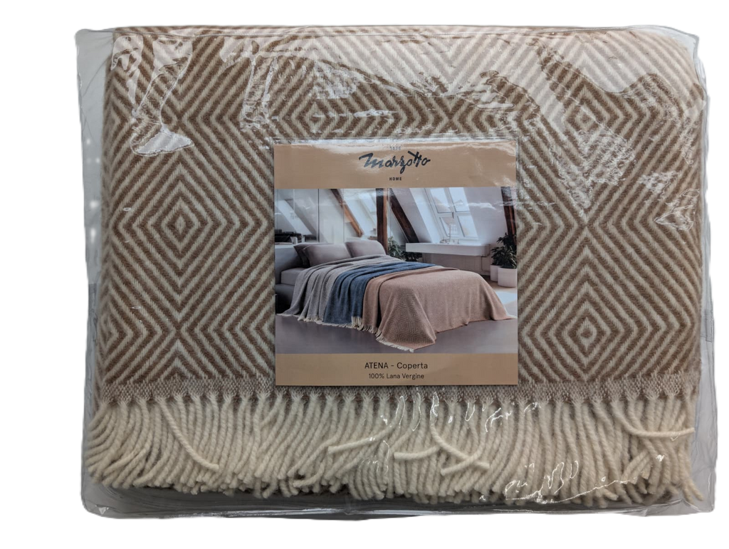 Coperta Atena in 100% Lana Vergine - 210x250 cm -  Marzotto Home