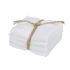 Set 4 Lavette Fazzini "Coccola" - Microcotone Zero Twist 550 gr/mq - 30x30 cm