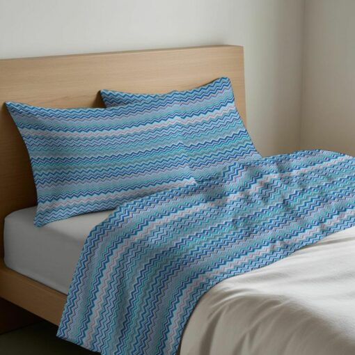 Completo Lenzuola Letto Francese Quadrifoglio