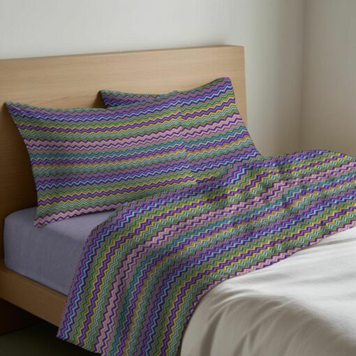 Completo Lenzuola Letto Francese Quadrifoglio