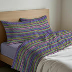 Completo Lenzuola Letto Francese Quadrifoglio