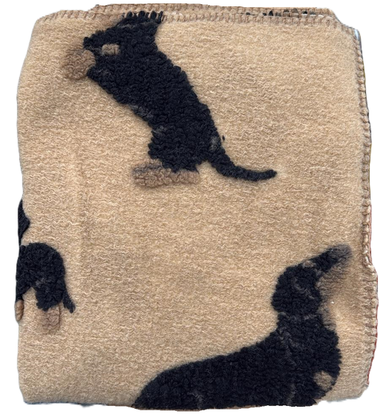 Plaid in Lana Cotta Made in Italy 150 X170 cm