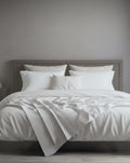 Completo Letto Matrimoniale Maxi in Raso di Puro Cotone - Zambaiti Tessitura