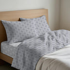 Completo Lenzuola Letto Francese Quadrifoglio