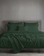 Completo Letto Matrimoniale Maxi in Raso di Puro Cotone - Zambaiti Tessitura