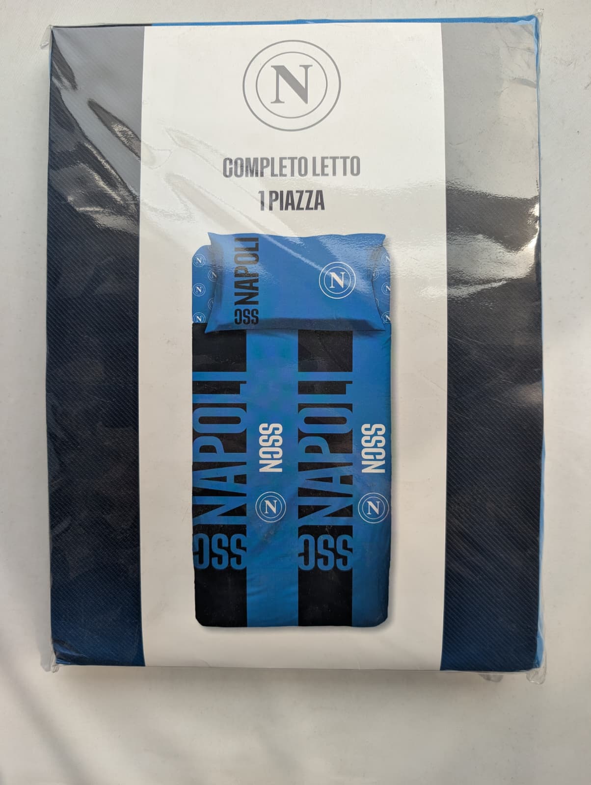 Completo Lenzuola SSC Napoli Official Product - Hermet - Letto Singolo 1 Piazza