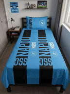 Completo Lenzuola SSC Napoli Official Product - Hermet - Letto Singolo 1 Piazza