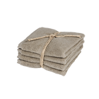 Set 4 Lavette Fazzini "Coccola" - Microcotone Zero Twist 550 gr/mq - 30x30 cm