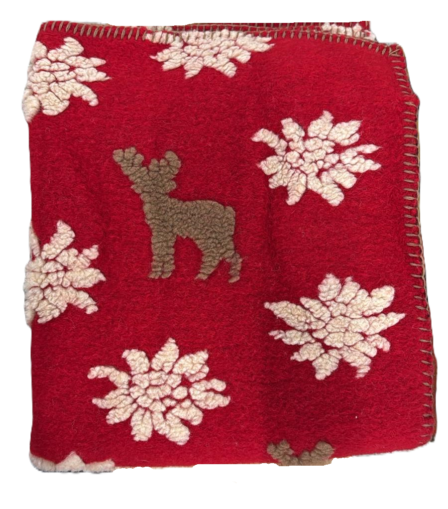 Plaid in Lana Cotta Made in Italy 150 X170 cm